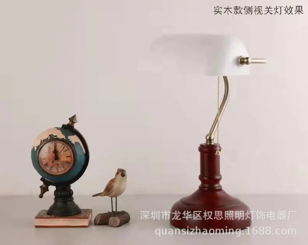 Republic of China retro table lamp creative personality bedroom bedside lamp office study table lamp decorative art