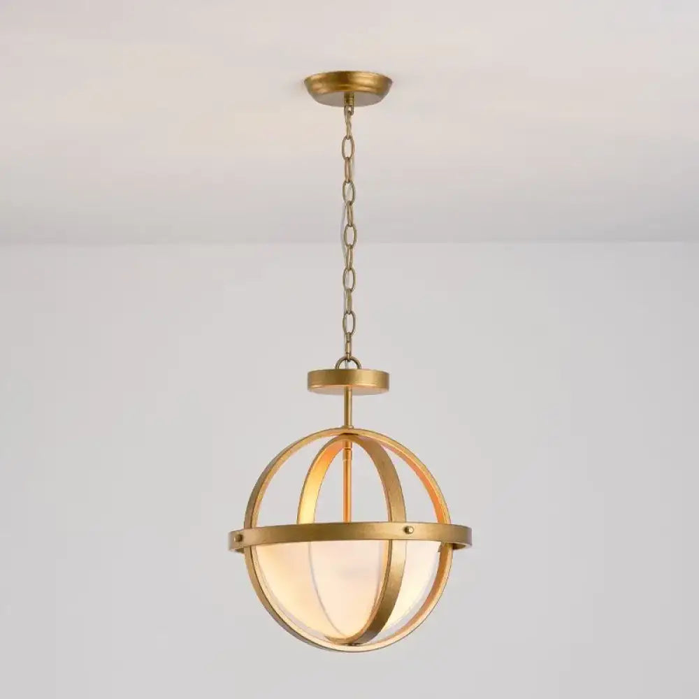 E14 LED Retro American Crystal Globe Brass Black Chrome Chandelier Lighting Suspension Luminaire Lampen Lustre For