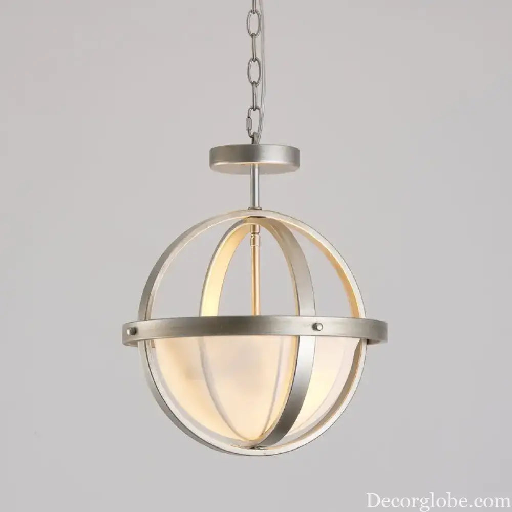 E14 LED Retro American Crystal Globe Brass Black Chrome Chandelier Lighting Suspension Luminaire Lampen Lustre For