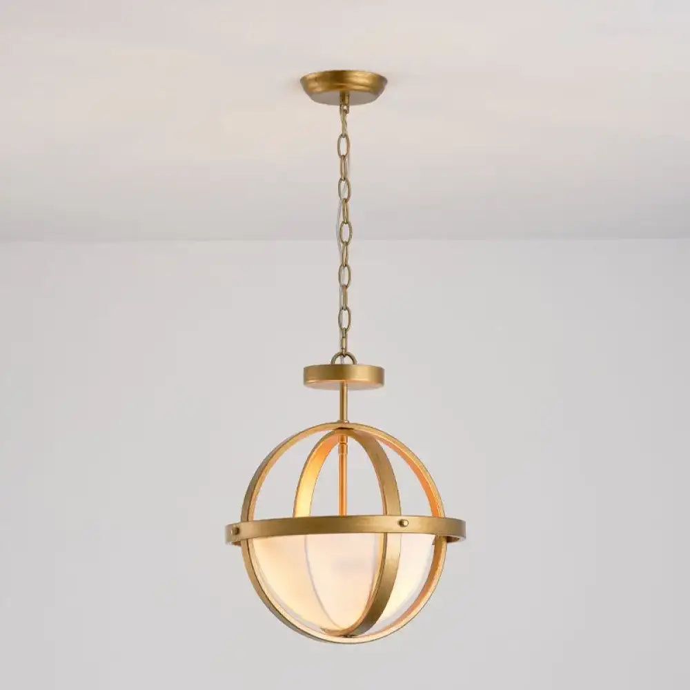E14 LED Retro American Crystal Globe Brass Black Chrome Chandelier Lighting Suspension Luminaire Lampen Lustre For