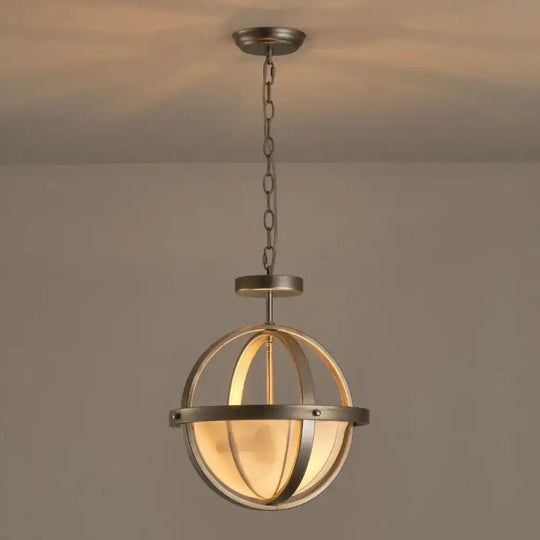 E14 LED Retro American Crystal Globe Brass Black Chrome Chandelier Lighting Suspension Luminaire Lampen Lustre For