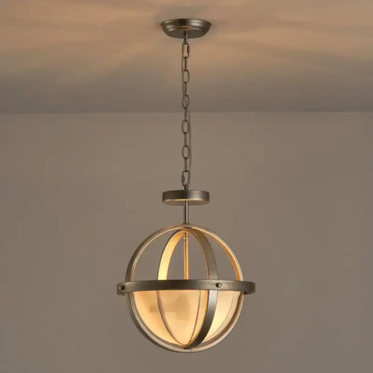 E14 LED Retro American Crystal Globe Brass Black Chrome Chandelier Lighting Suspension Luminaire Lampen Lustre For