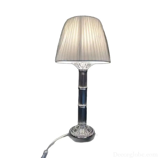 French Light Luxury Qianye Crystal Table Lamp Study Bedroom Bedside Lamp Hotel Restaurant Wedding Decoration Table Lamp