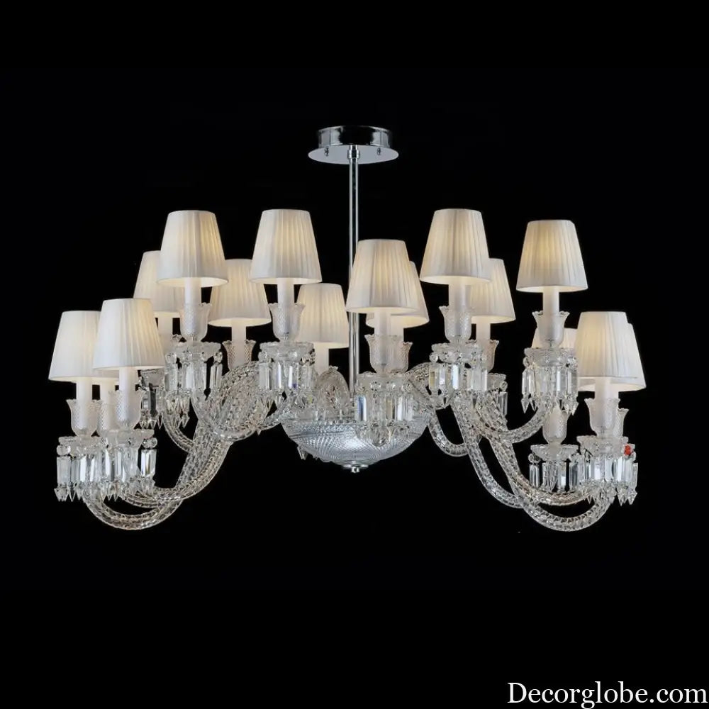 European-style Stair Crystal Chandelier Restaurant Bedroom Lamp Luxury Atmospheric Villa Living Room Lamp Restaurant