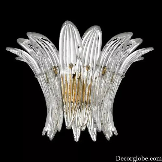 Odette French Vintage Murano Glass LED Chandelier for Living Room &amp; Staircase Chandelier